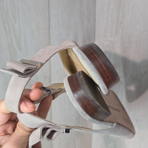 Sole Society Women Anthropologie Rhyes Leather The Pointed Toe flats shoes 8.5M - Picture 6 of 11